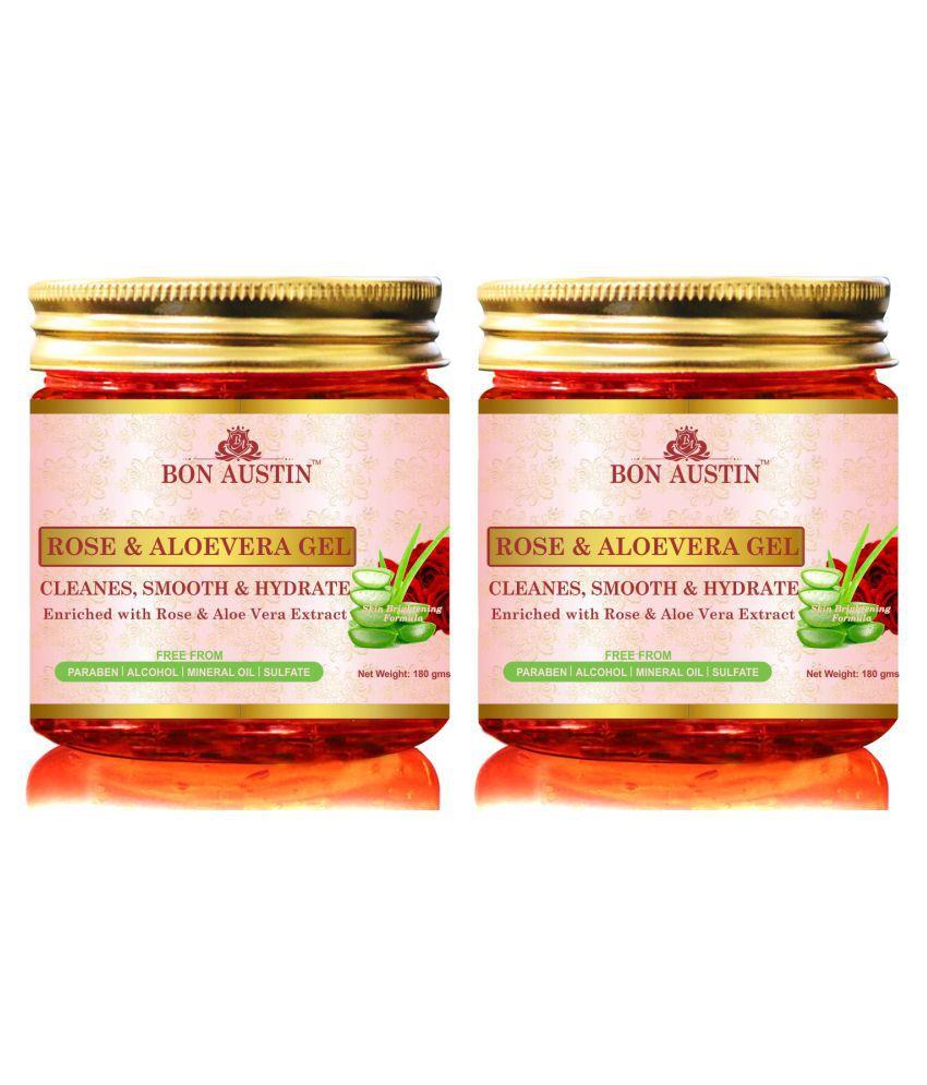 Bon Austin Rose & Aloe Vera Gel (Pack Of 2)