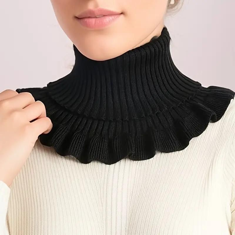 Hand Knitted Winter Collar Neck